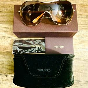 Tom Ford shield aviator sunglasses. Brand new. Unisex